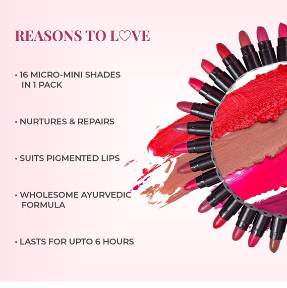 Just herbs mini 16 lipstick set new sealed pack - Picture 2 of 4